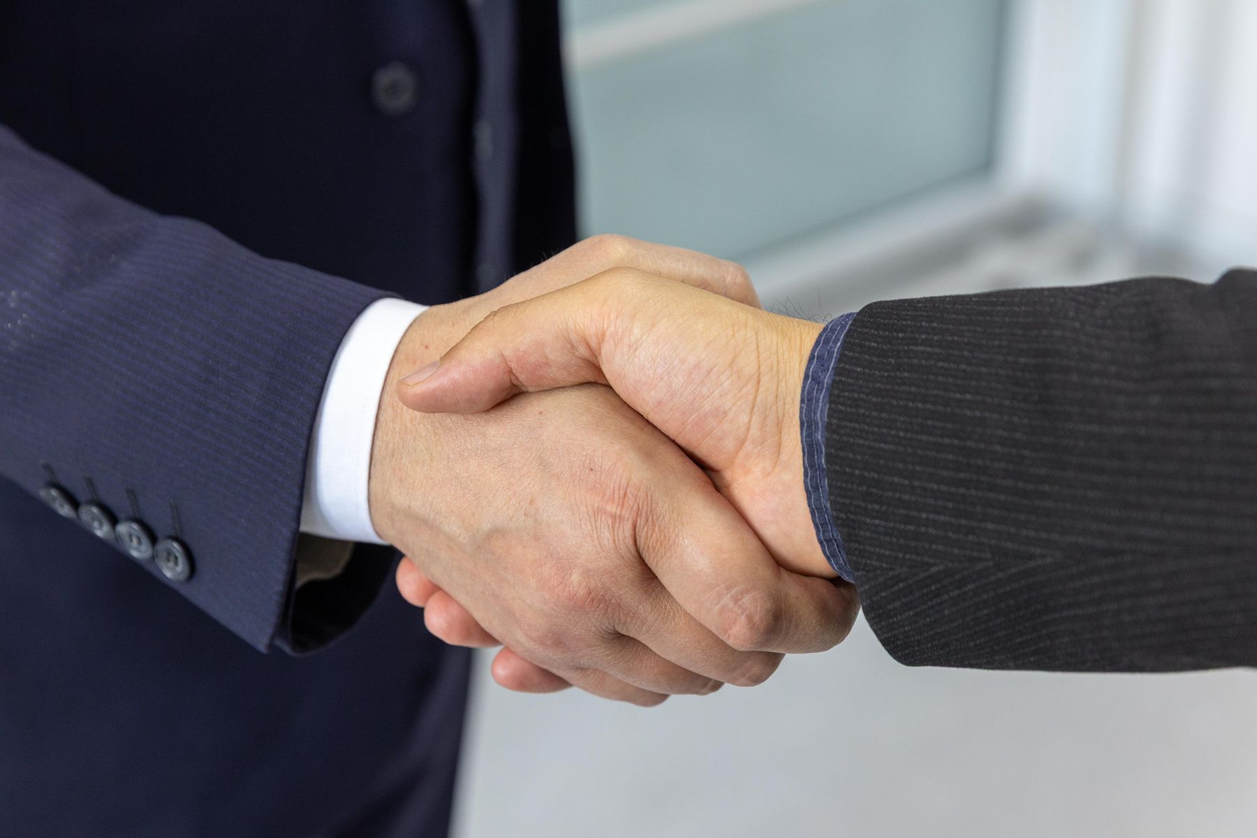 Close view of a professional partnership agreement