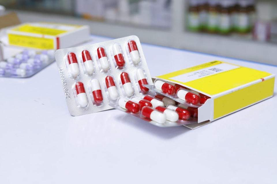 Controlled healthcare packaging arranged for labeling review